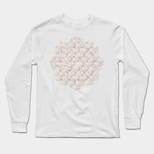 Rosegold Revolution Metallic Mandala II Long Sleeve T-Shirt